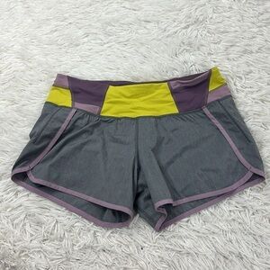 Lululemon Run Times Short Heathered Slate / Mauvelous / Fa14 Quilt 27